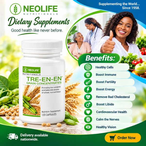 NeoLife TRE-EN-EN Grain Concentrates – 120 Capsules
